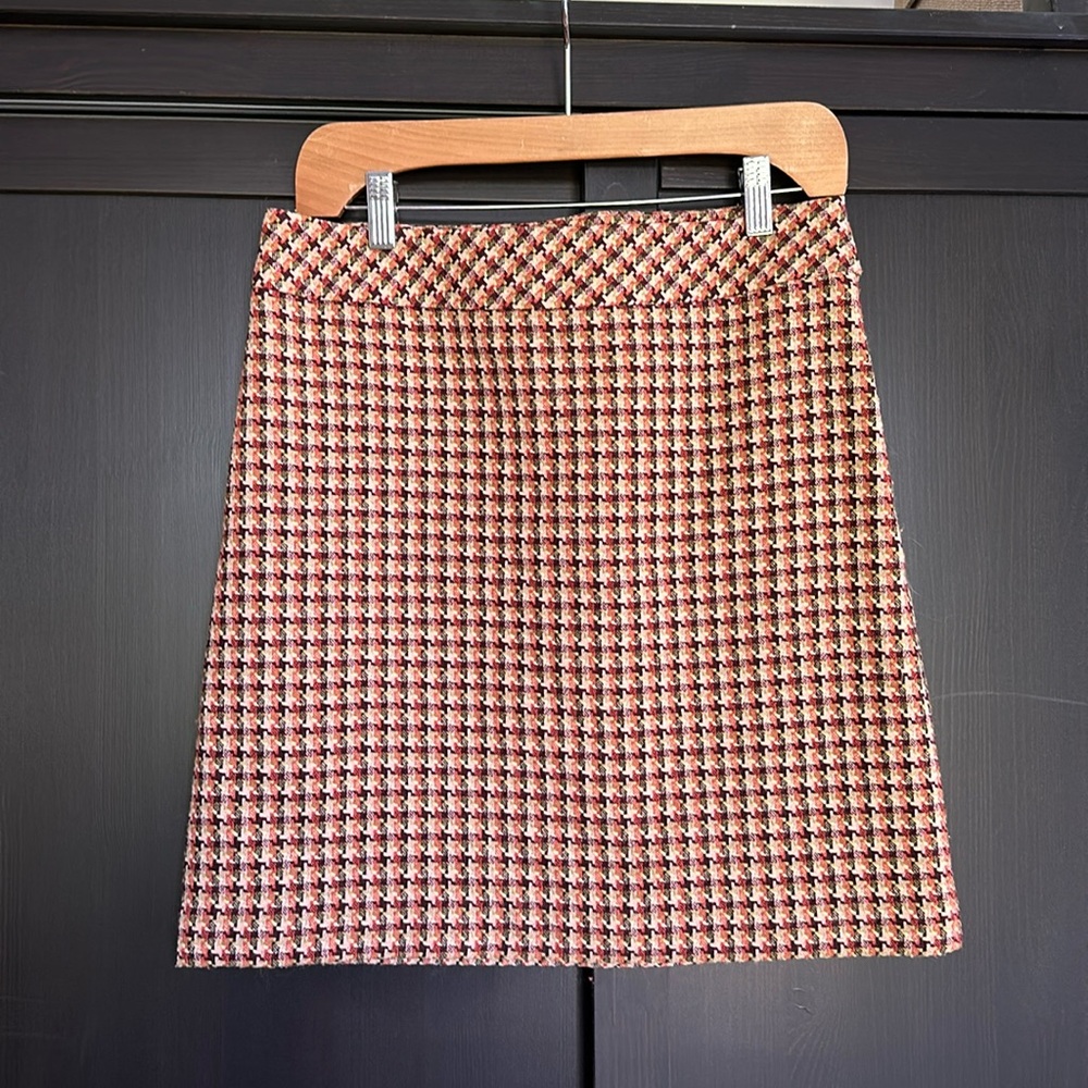 Anne Taylor Loft Wool A-line Skirt